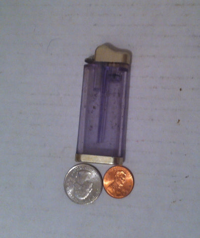 Vintage Clear Blue Lighter, Lindy-Lite, Made in USA, Old Vintage Lighter, Cigars, Cigarettes, More