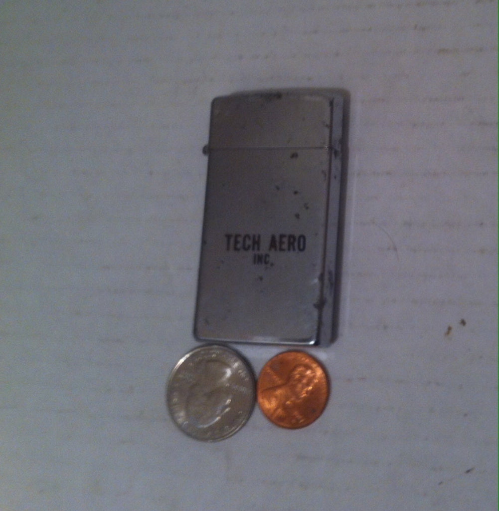 Vintage Metal Lighter, Silver, Scripto, Tech Aero, Inc, Made in USA, Old Vintage Lighter, Cigars, Cigarettes, More