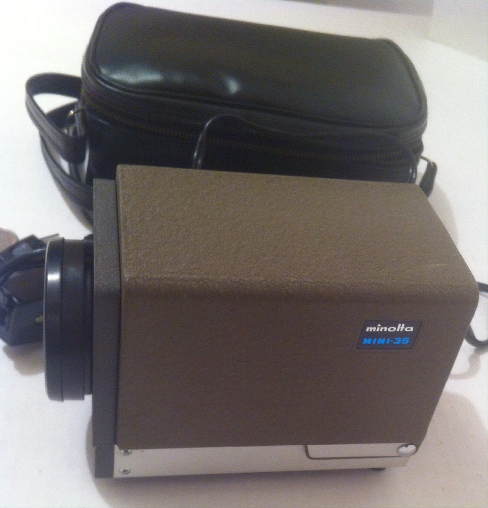 Vintage Minolta Mini-35 Camera Projector in Case, Photo, Photography, Home Decor, Shelf Display, Projection