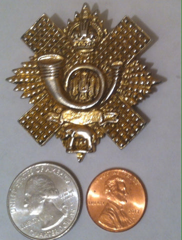 Vintage Metal Pin, Label Pin, Broach, Horn, Elephant, Metal Decoration