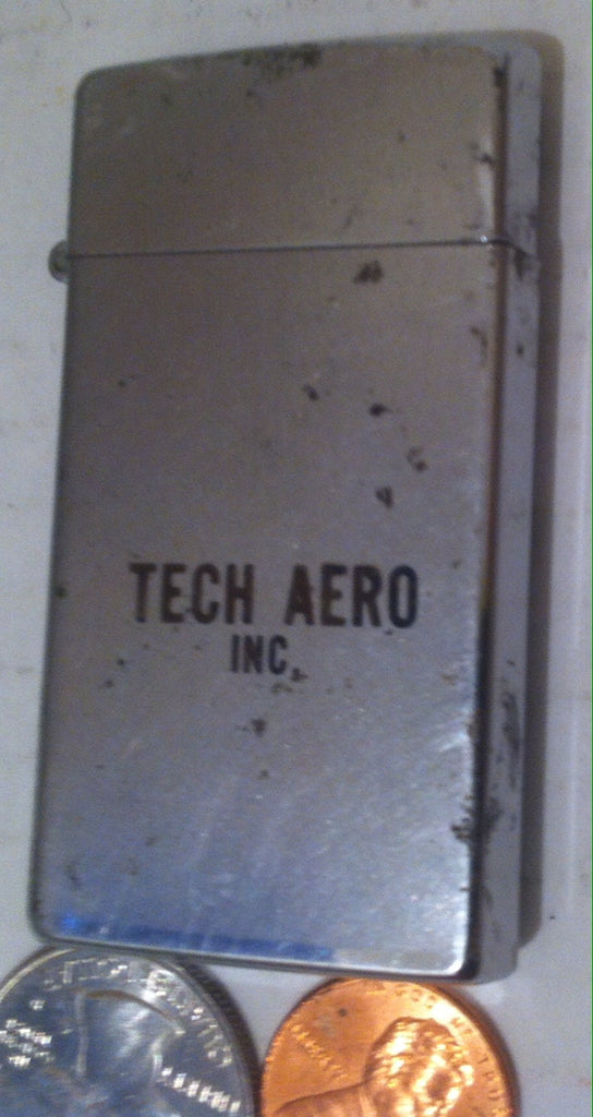 Vintage Metal Lighter, Silver, Scripto, Tech Aero, Inc, Made in USA, Old Vintage Lighter, Cigars, Cigarettes, More