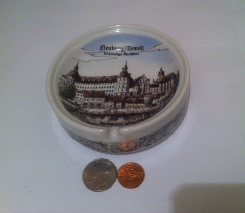 Vintage Ashtray, Made in Germany, Neuburg/Donau, Ehemalige Residenz, Cigarette Ashtray, Cigar Ashtray, Home Decor, Tobacco Accessory