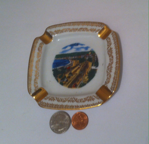 Vintage Ashtray, Nice, Veritable Porcelain, Made in France, Cigarette Ashtray, Cigar Ashtray, Home Decor, Tobacco Accessory, Quality Nice