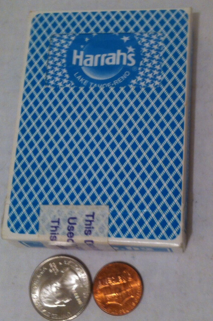 Vintage Poker Playing Cards, Harrah's Casino, Red, 5 Card Stud, 21, Poker, Playing Cards, Made in USA,  Gambling, Cards