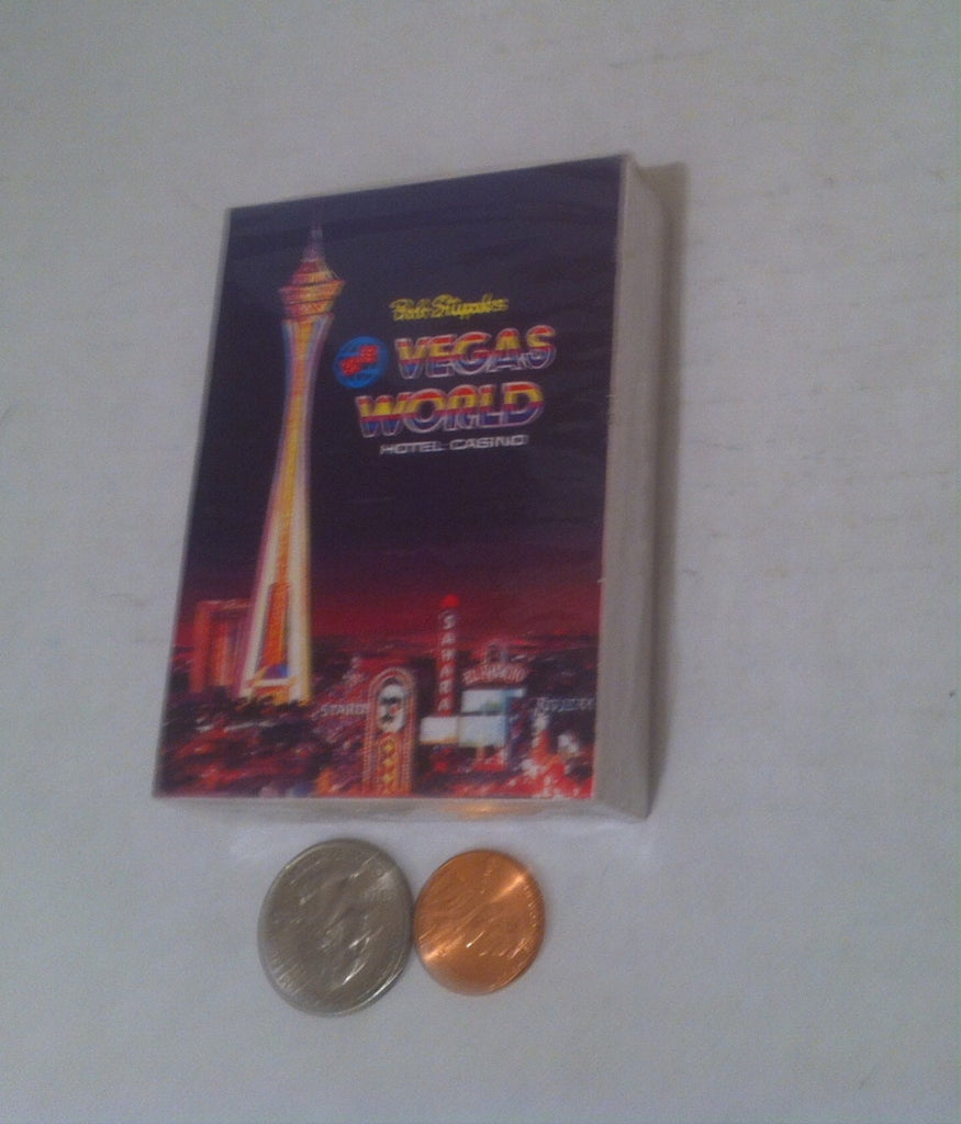 Vintage Playing Cards, Poker Cards, 5 Card Stud, 21, Gambling, Made in USA, Still Factory Sealed, Vegas World