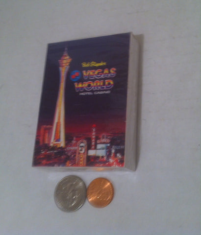 Vintage Playing Cards, Poker Cards, 5 Card Stud, 21, Gambling, Made in USA, Still Factory Sealed, Vegas World