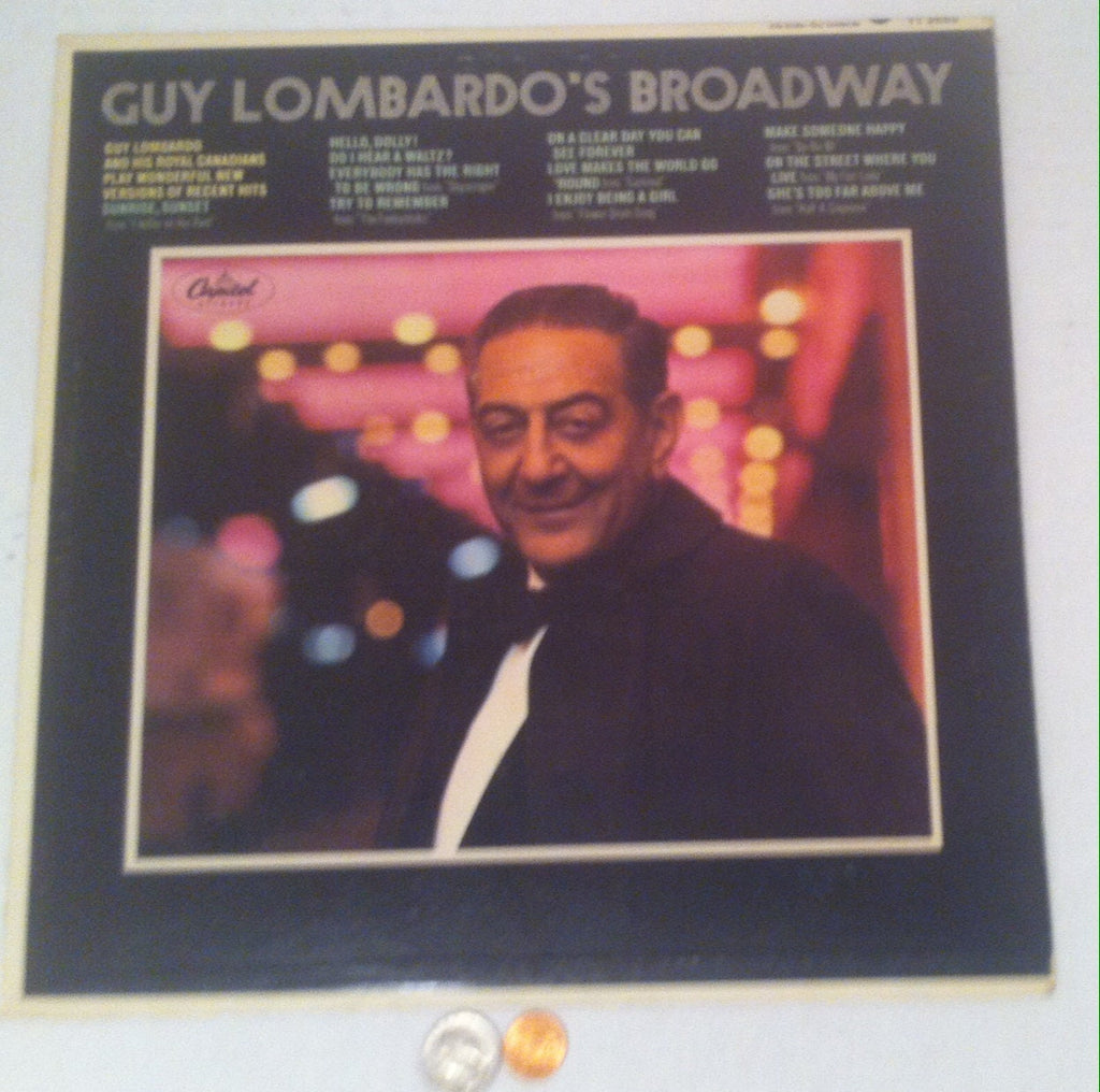 Vintage Guy Lombardo's Broadway, Fiddler on the Roof, LP, Record, 33, Music Album, Vinyl Record