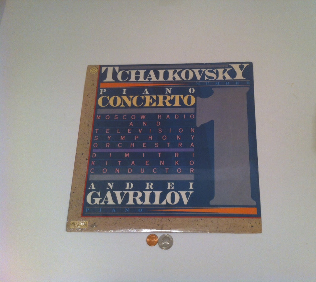 Vintage 1980 Music Album, LP, Vinyl, Tchaikovsky Piano Concerto, Still Factory Sealed Unopened Album