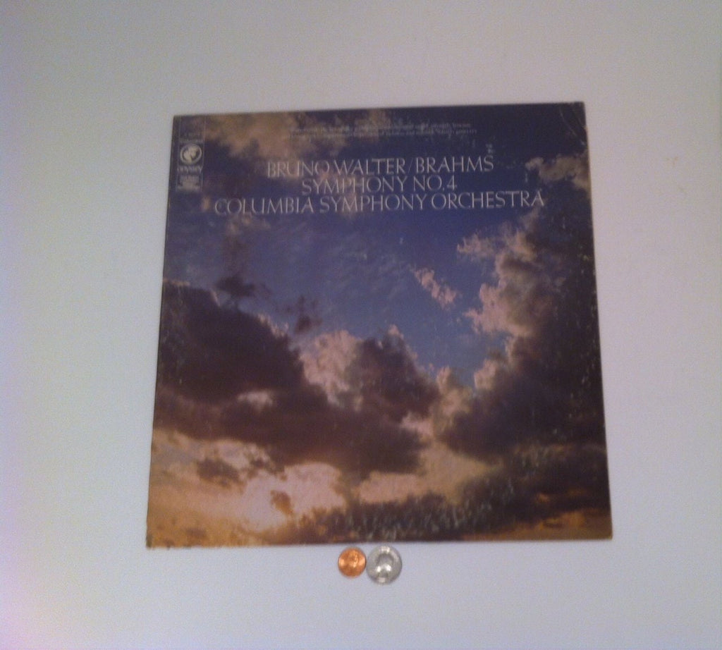 Vintage 1973 Music Album, LP, Vinyl, Bruno Walter Brahms, Columbia Symphony Orchestra