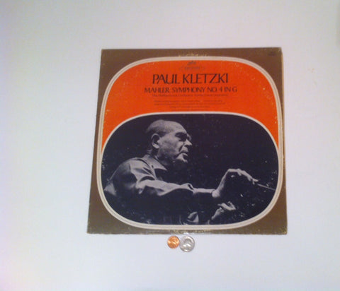 Vintage Music Album, LP, Vinyl,  Paul Kletzki, Mahler, Smyphony No. 4 In G