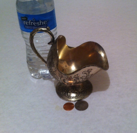 Vintage Metal Mini Server, Pitcher, Y.in Yacht Antimony Ware, Yamatogumi, Kitchen Decor, Home Decor, Table Display, Shelf Display, Yacht