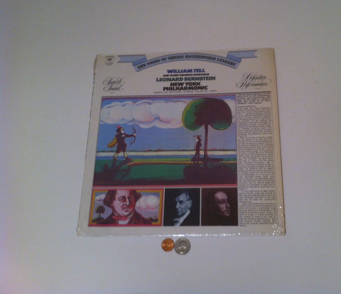 Vintage 1973 Music Album, LP, Vinyl, The Sound of Genius Masterworks Library, William Tell, Leonard Bernstein, New York Philharmonic.