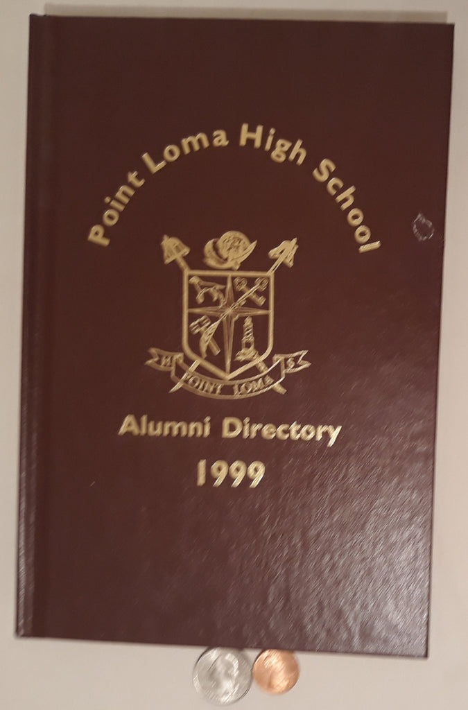 Vintage 1999 Point Loma High School Alumi Directory, 392 Pages, Hard Cover Book