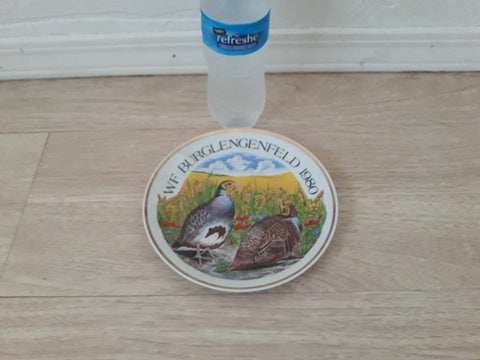 Vintage 1980 Collectible Plate, WF Burglengenfeld, 7 1/2" Wide, Hanging Plate, Wall Decor, Shelf Display, Quality Plate
