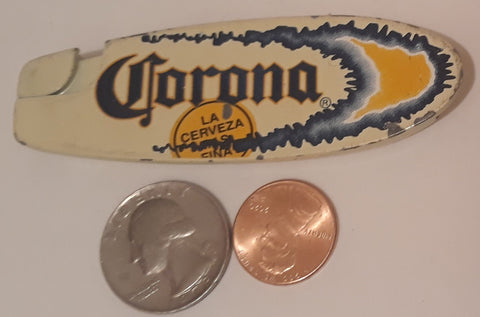 Vintage Metal Lighter, Cigarette, Cigars, Metal Corona Beer Lighter, Fun Lighter, Works