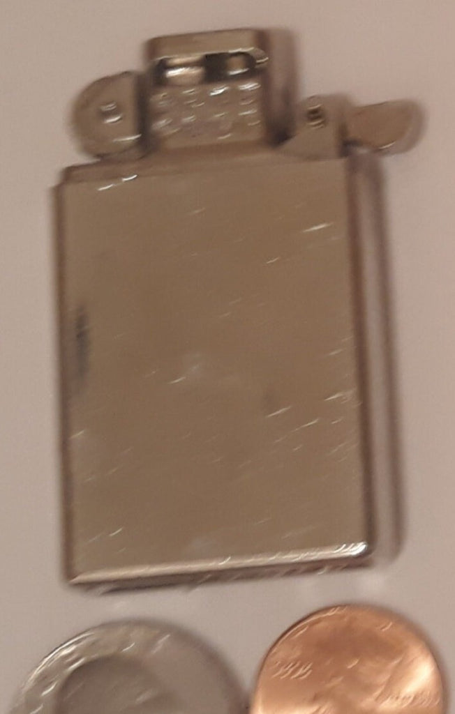 Vintage Metal Lighter, Cigarette, Cigars, Metal Silver Plated Lighter, Fun Lighter. No Fluid and No Cover