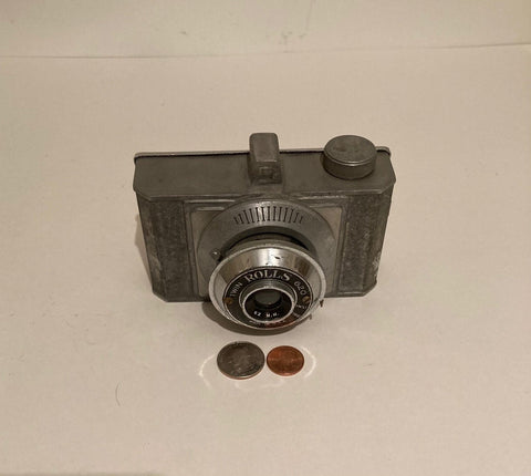 Vintage Camera Twin Rolls 620, Rollax, Made in USA, Aluminum Body, Decorative Decor, Photography, Home Decor, Shelf Display