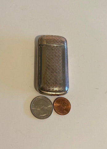 Vintage Metal Lighter, Dot Design, Made in USA, Nice Lighter, Shelf Display, Cigarette, Cigar, Tobacco