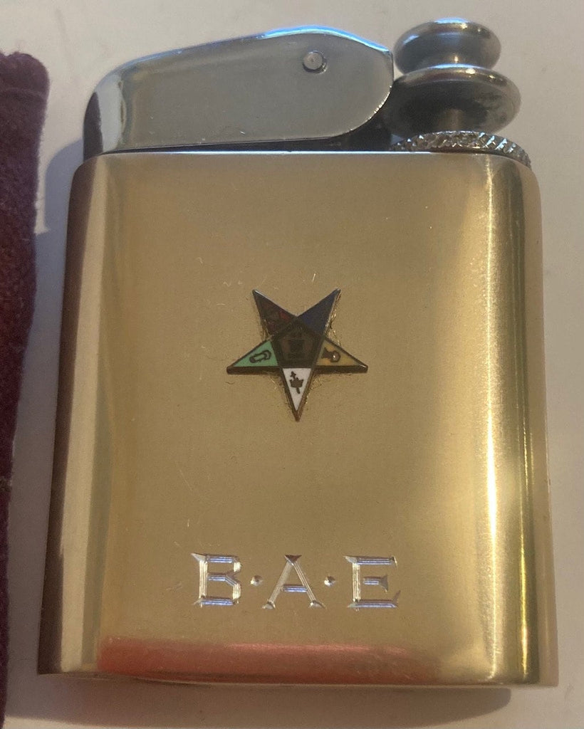 Vintage Metal Brass Lighter, B.A.E, Lady Lynn, Quality, Made in USA, Cigarettes, Cigars, Fire, Unique