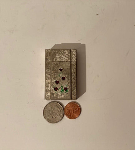 Vintage Metal Lighter, Merry Christmas, Old Vintage Lighter, Cigars, Cigarettes, More