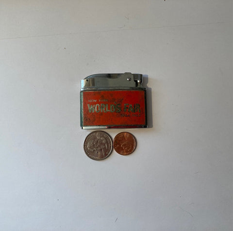 Vintage Metal Lighter, New York's World Fair 1964-1965, Old Vintage Lighter, Cigars, Cigarettes, More