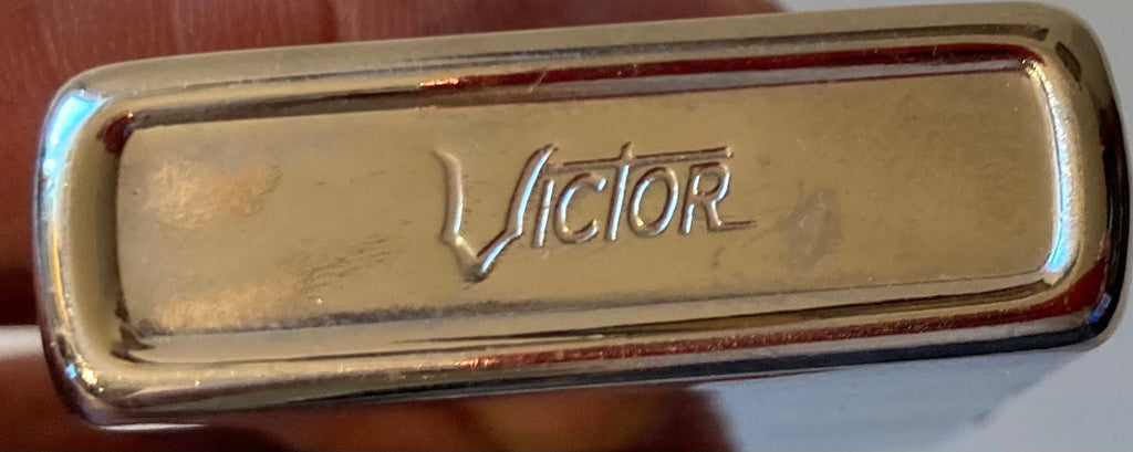 Vintage Metal Lighter, Victor, Cigars, Cigarettes, More