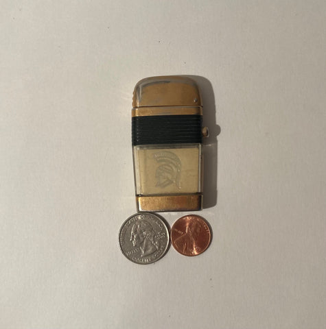 Vintage Metal Lighter, Trojan Man, Made in USA, Cigarettes, More