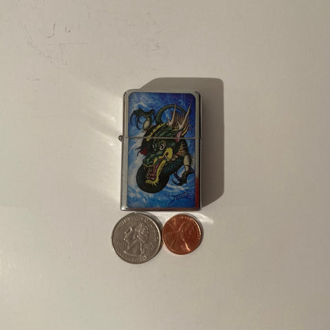 Vintage Metal Lighter, Victor, Dragon, Cigarettes, More