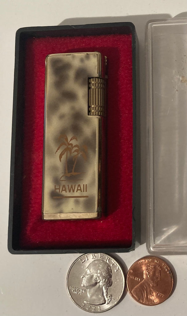 Vintage Metal Lighter, Hawaii, Cigarettes, More