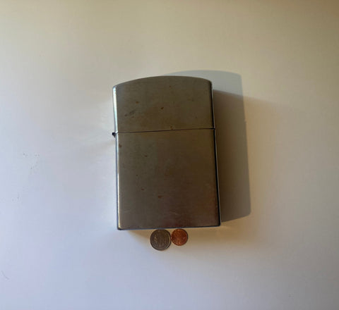 Vintage Metal Lighter, Giant Size, 6 1/2" x 4 1/2" x 1 1/2". Weighs 1 3/4 Pounds, Cigarettes, More