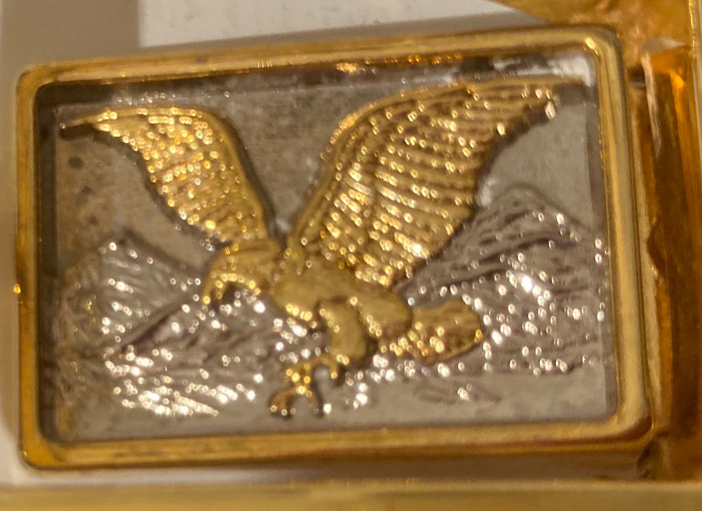 Vintage Metal Belt Buckle, Brass, Eagle, For Belts, Fashion, Shelf Display