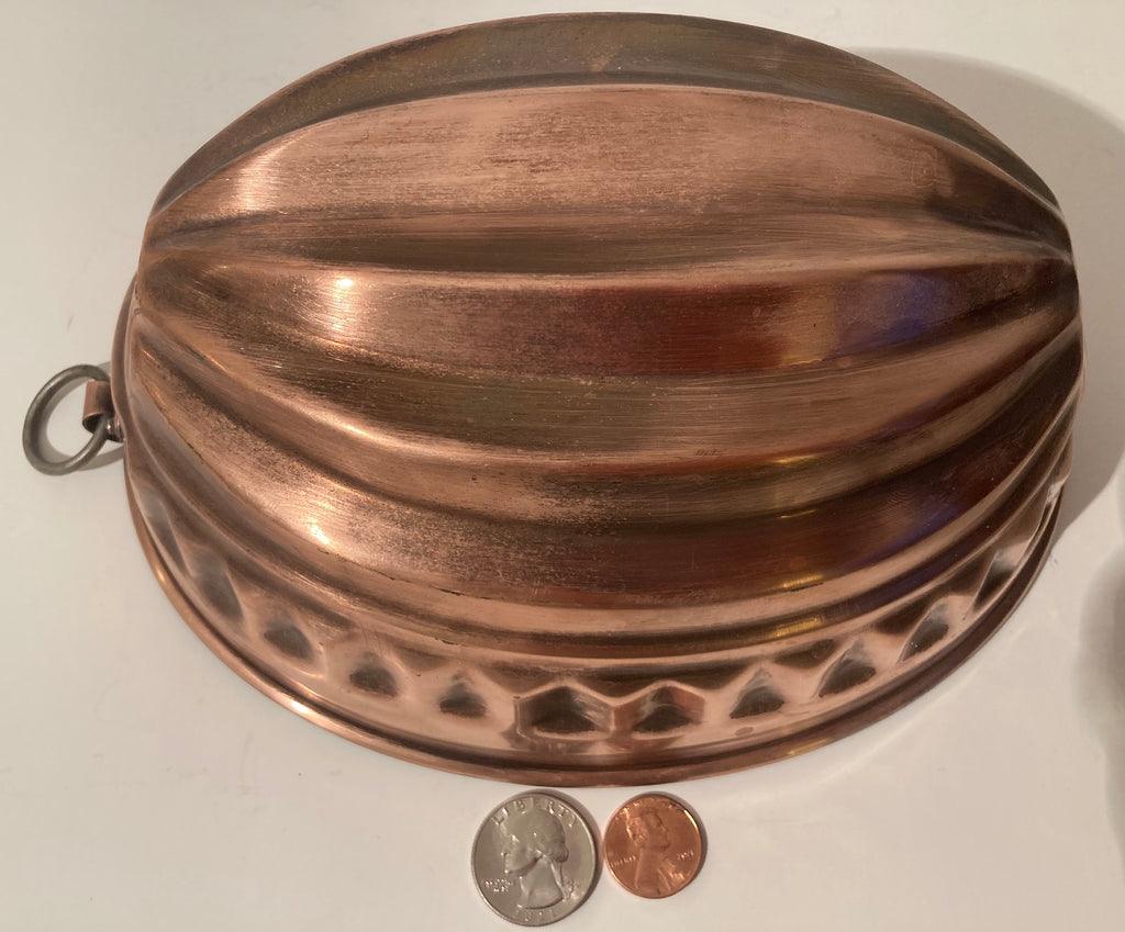 Vintage Metal Copper Mold, Made in Germany, 8 1/2" x 6 1/2" x 3 1/2", Quality, Heavy Duty, Kitchen Decor, Wall Display, Shelf Display