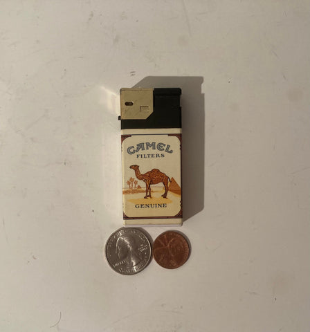 Vintage Metal Lighter, Camel, Cigars, Cigarettes, More
