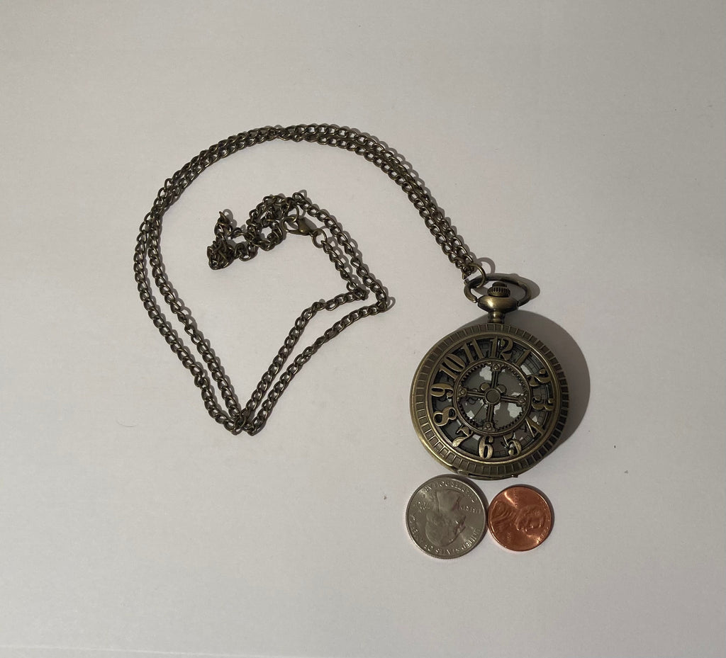 Vintage Metal Pocket Watch, Clock Face, Clock, Time, Style