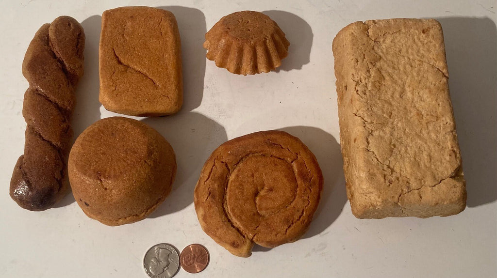 6 Assorted Heavy Duty Fake Pastries, Real Looking, Too Real, Fools Everyone Almost, Quality Work, Heavy Pieces, Art, Home Decor