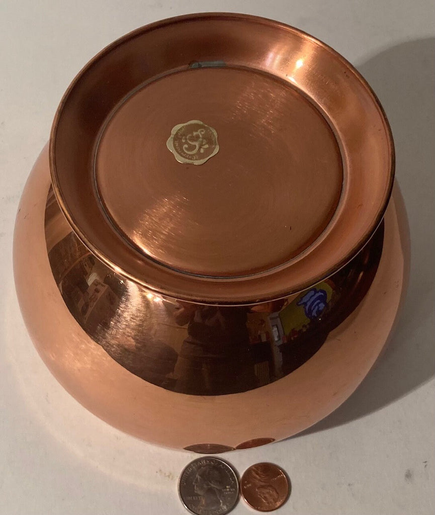 Vintage Metal Copper Cup, Bowl, Candy Dish, 6" x 5", Coppercraft Guild, Home Decor, Table Display, Shelf Display, Quality