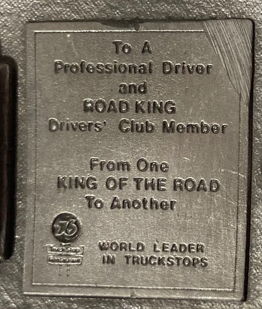 Vintage Belt Buckle, Road King, Trucking, Quality, Heavy Duty, Fashion, Belts, Fun, Made in USA