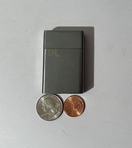 Vintage Metal Lighter, DL, Cigarettes, Cigars, Smoking, More