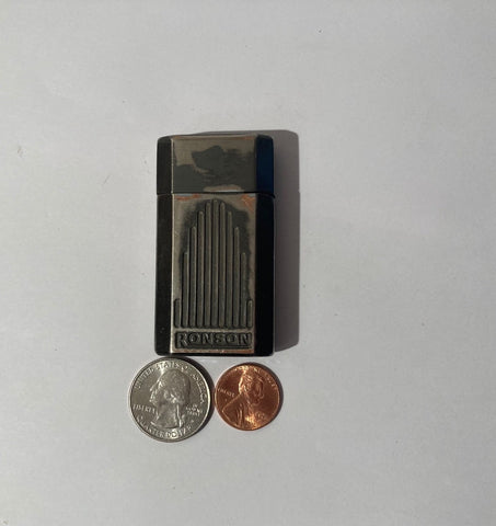 Vintage Metal Lighter, Ronson, Jet Lite, Nice, Cigarettes, Cigars, Smoking, Tobacco Accessory, More