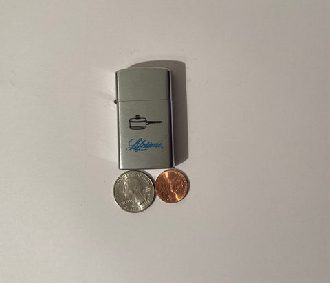 Vintage Metal Lighter, Slim, Lifetime, Cookware, Barlow, Windproof, Made in Japan, Cigarettes, More