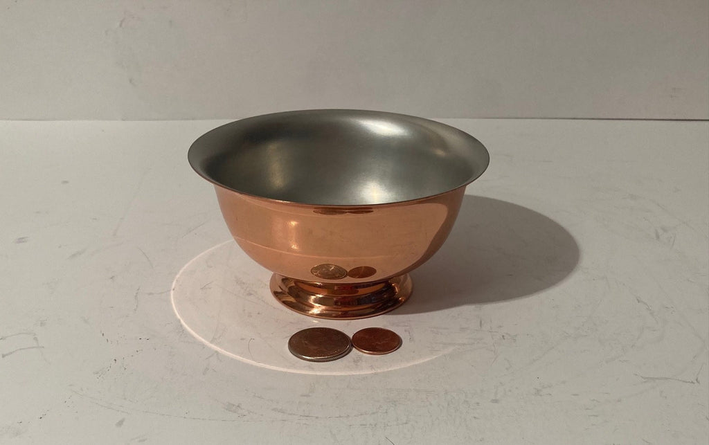 Vintage Copper Metal Bowl, Dish, Candy, Keys, 4 1/2" x 2 1/2", Coppercraft Guild, Made in USA, Quality, Table Decor, Shelf Display