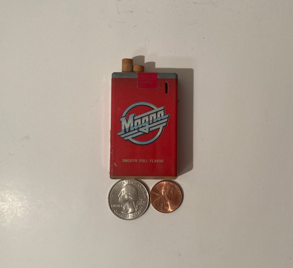 Vintage Metal Lighter, Magna, Cigars, Cigarettes, More