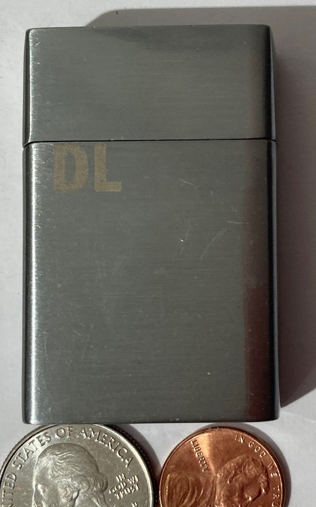 Vintage Metal Lighter, DL, Cigarettes, Cigars, Smoking, More