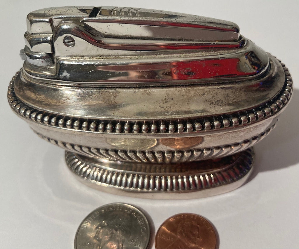 Vintage Metal Lighter, Table Lighter, Ronson, Made in England, Cigarettes, More