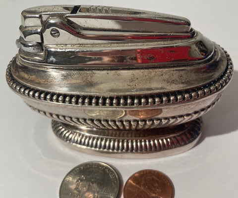 Vintage Metal Lighter, Table Lighter, Ronson, Made in England, Cigarettes, More