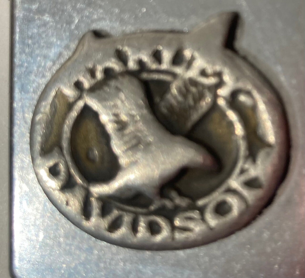 Vintage Metal Zippo Lighter, Harley Davidson, Motorcycle, Biker, Old Harley Emblem, Zippo, Made in USA, Cigarettes, More