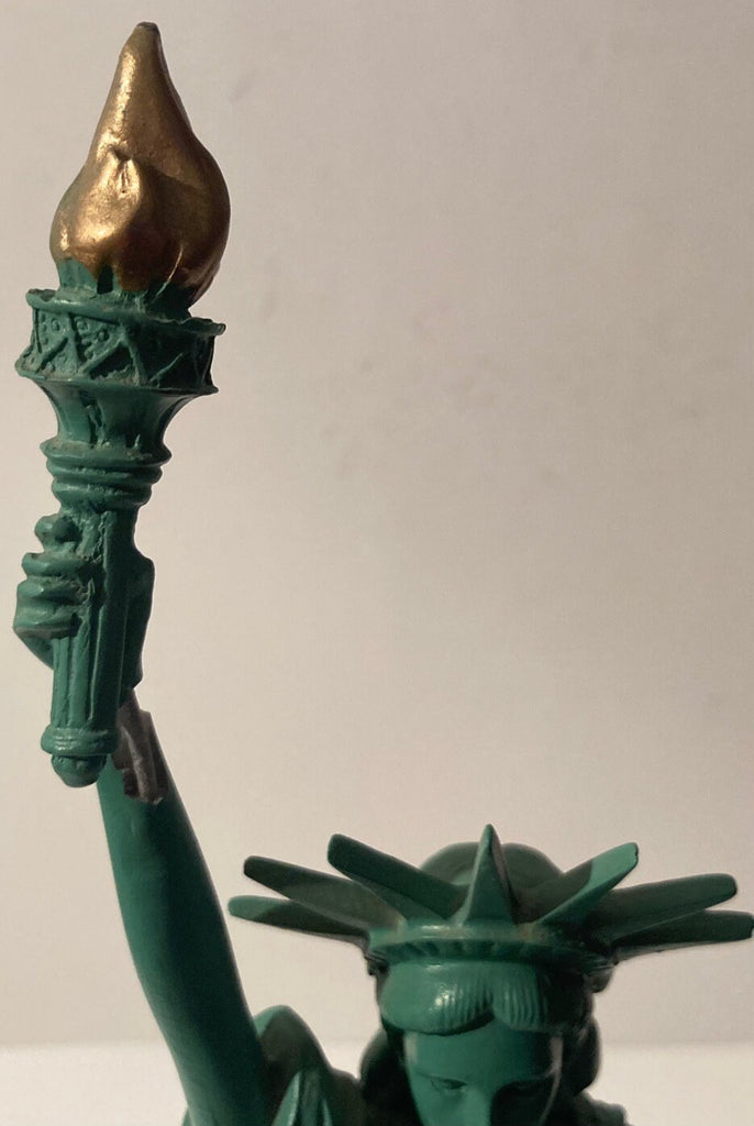 Vintage Heavy Duty 14" Tall Statue of Liberty, Ellis Island, Welcome, New York, Torkia, Weighs 2 3/4 Pounds, Heavy, Quality, Statue