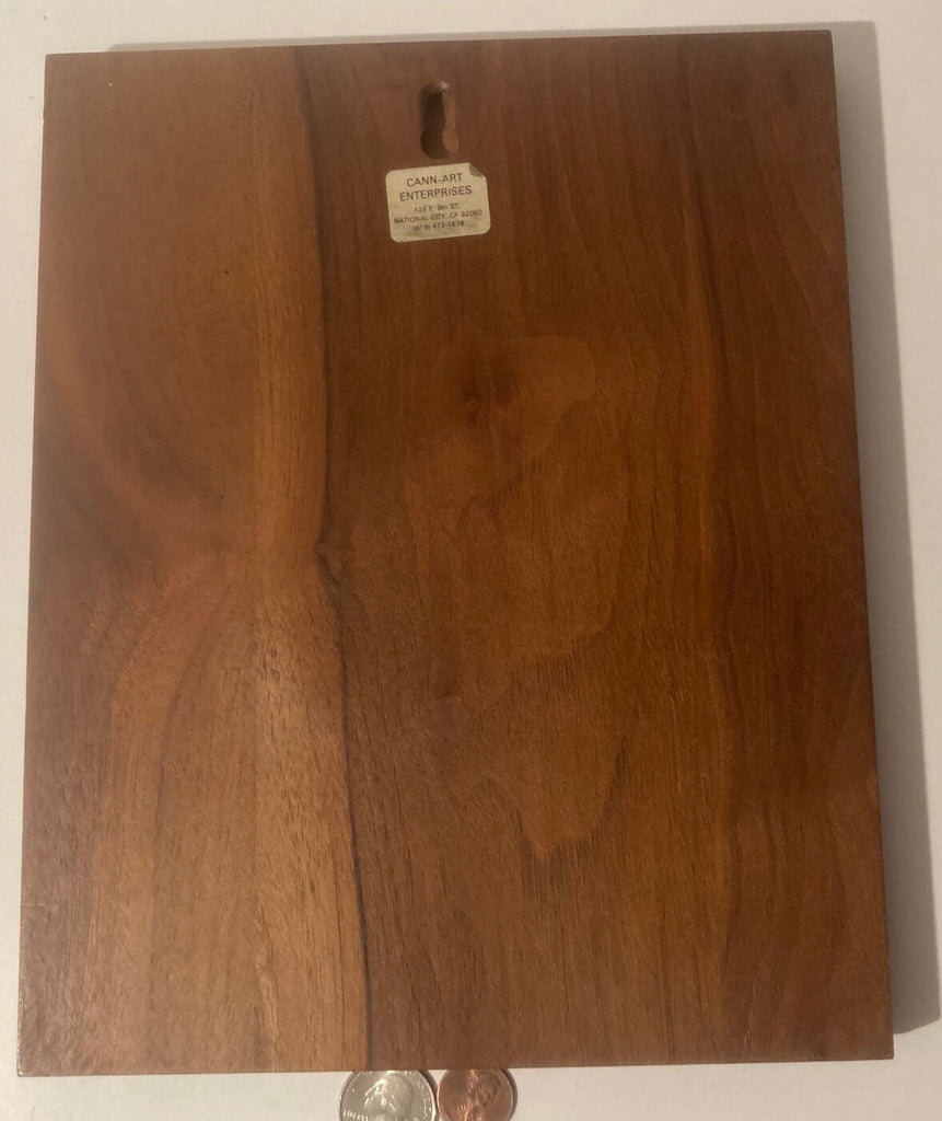 Vintage Wooden Navy Plaque, U.S. Navy, Personnel Support Activity, San Diego, Point Loma, North Island