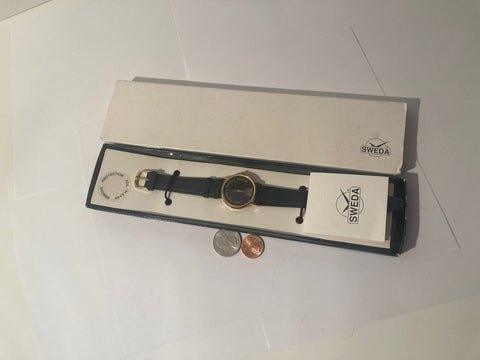 Vintage 1993 Wrist Watch, Sweda, Frito Lay, National Quality Award, Potato Chips, Watch, Clock, Time, Leather, Quality, Free Shipping
