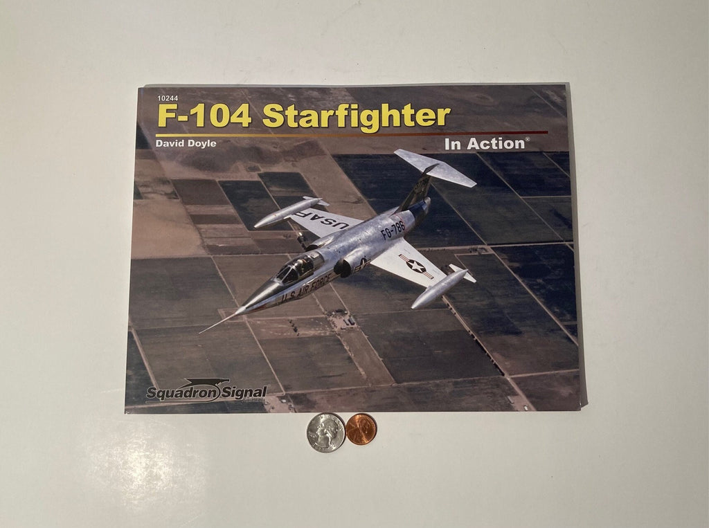 Vintage Book, F-104 Starfighter, In Action, Airplane, Jet, Bird, 80 Pages, Lots of Cool Vintage Pictures